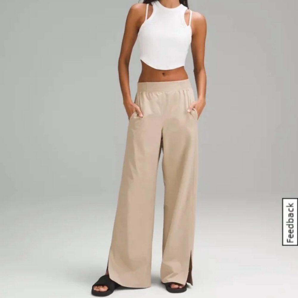 Lululemon Stretch Woven Wide Leg HR Pants M